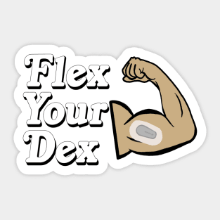 Flex Your Dex Sticker